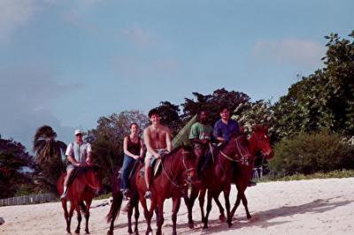 group horseback