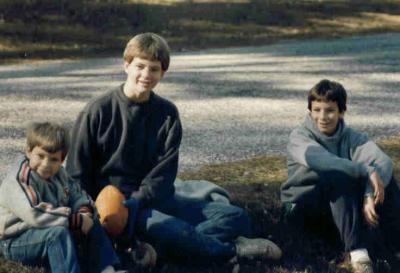 Three Boys Football